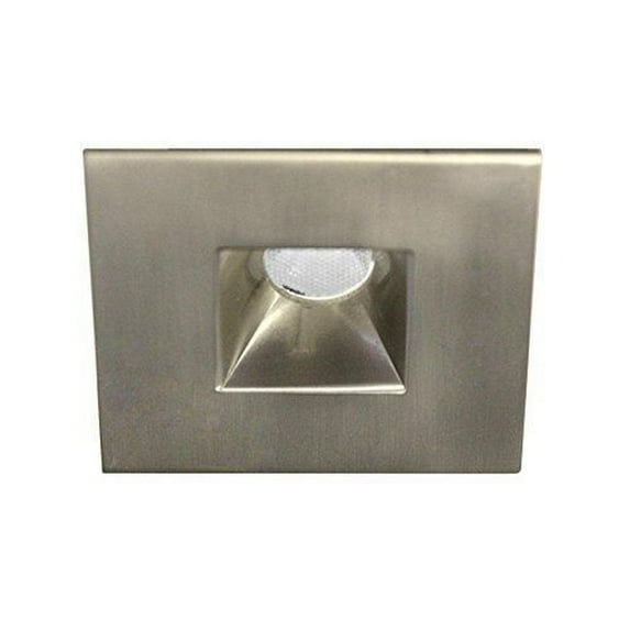 HR-LED271R-35-BN-WAC Lighting-LEDme 1 Inch Square Open Reflector Downlight with Remote Driver-3500 Color Temperature-Brushed Nickel Finish