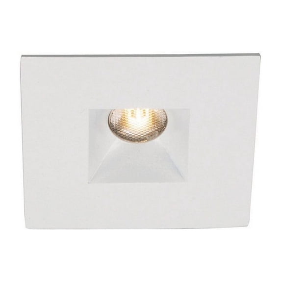 HR-LED271R-35-WT-WAC Lighting-LEDme 1 Inch Square Open Reflector Downlight with Remote Driver-3500 Color Temperature-White Finish