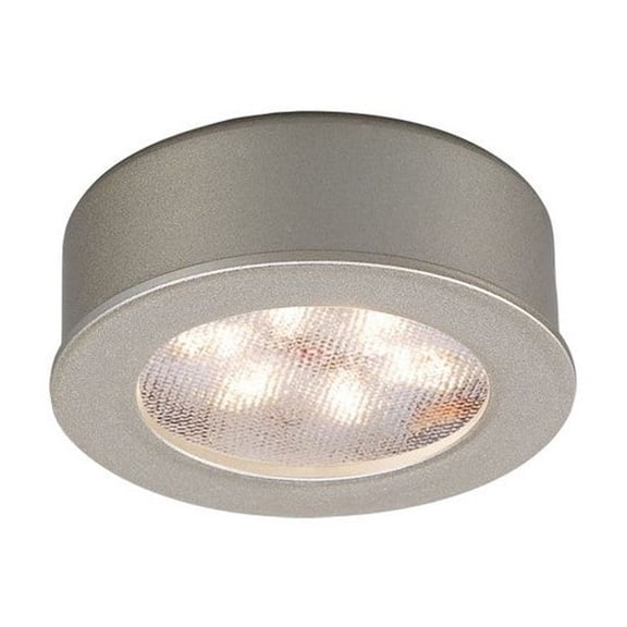 HR-LED87-27-BN-WAC Lighting-Ledme-4.8W 1 LED Round Recessed/Surface Mount Button Light-2.25 Inches Wide by 2.25 Inches High-Brushed Nickel Finish-2700