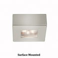thumbnail image 1 of HR-LED87S-BN-WAC Lighting-Ledme-4.8W 1 LED Square Recessed/Surface Mount Button Light-2.25 Inches Wide by 2.25 Inches High-3000 Color, 1 of 2