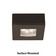 thumbnail image 1 of HR-LED87S-DB-WAC Lighting-Ledme-4.8W 1 LED Square Recessed/Surface Mount Button Light-2.25 Inches Wide by 2.25 Inches High-3000 Color Temperature-Dark, 1 of 2