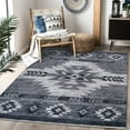 thumbnail image 1 of HR- Livingroom Rug 8x10 Modern Faded Floorcover Area Rugs Black Gray Silver Color, 1 of 11