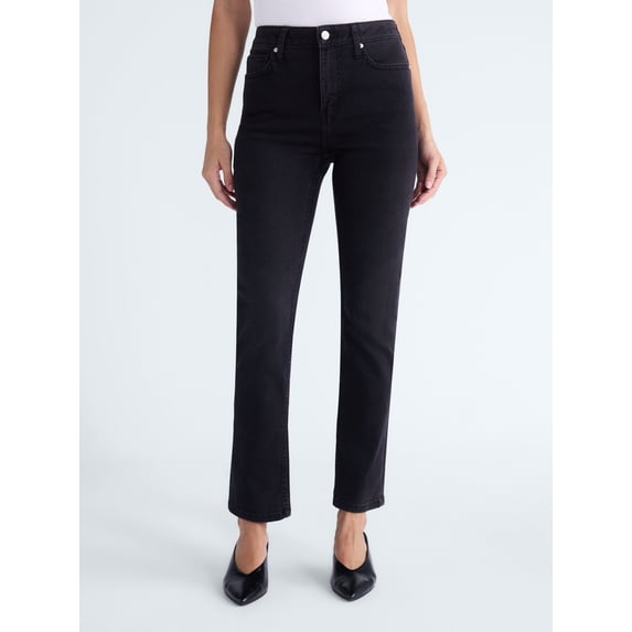 Scoop Women’s High Rise Pencil Jeans, 30'' Inseam, Sizes 0-20