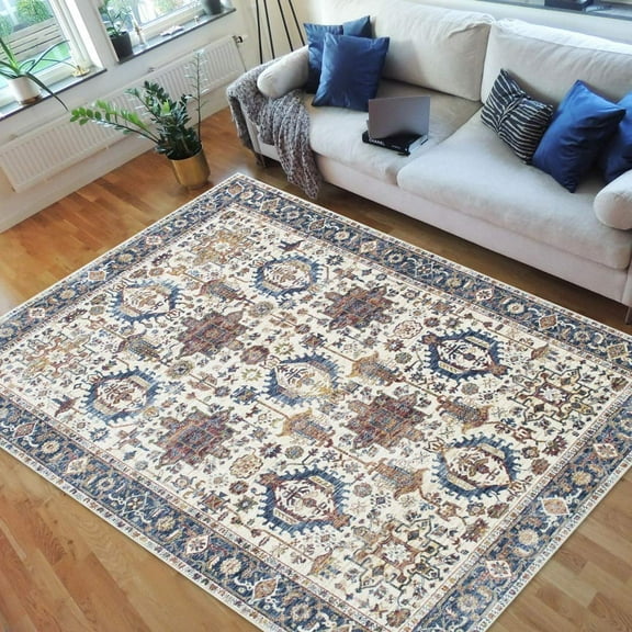 HR-Persian Rugs/Bijar Pattern/Fashion Home Modern Vintage Rugs-Beige| (5' x 7')