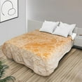 thumbnail image 1 of HR Premium Soft Yellow Color Plush Blanket  Luxurious Velvet Fleece Throw Perfect for Sofa, Bed & Travel  Warm, Cozy & Ideal for All Seasons Comfort & Elegance in Home Decor, 1 of 5