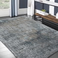 thumbnail image 1 of HR Premium Super Soft Polyester Abstract Area Rug in Graphite & Multi-Color, 1 of 6
