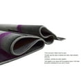 thumbnail image 1 of HR Purple Grey Silver Black Abstract Rug Modern Geometric Square Design 8' x 10', 1 of 5