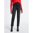 thumbnail image 1 of Free Assembly Women's and Women's Plus High Rise Straight Jeans, 30" Inseam, Sizes 0-26W, 1 of 5