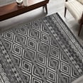 thumbnail image 1 of HR Southwestern Rug for Living Room Antiqued Trellis Gray and White Area Rug Boho Dcor Rugs 5x7 for Bedroom, 1 of 10