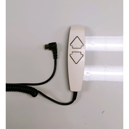 HR154-O-NS-20SE1-1-01 Lighted Two Button Hand Control with 90-degree angle
