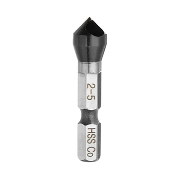 HRC89 Hardness Cobalt Hexagonal Shank Chamfering Tool TiAlN Countersink Drill Bit With Internal Hole Chamfer