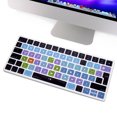 HRH Shortcut Hotkey Silicone Keyboard Cover Skin EU Layout For Apple