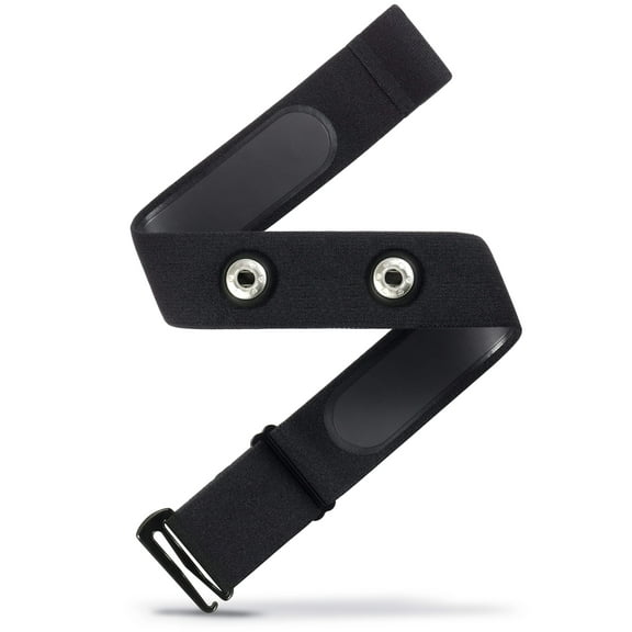 HRM Soft Strap | Universal Replacement for Mo-Fit, Most Garmin,  Select/ Legacy Polar  Wahoo HRM Transmitters | Black