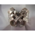 thumbnail image 1 of HRR-008R Mens Crossed Piston Ring, Size 11, 1 of 1
