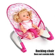 HRSR Kids Play House Toy Simulation Furniture Playset Baby Infant Doll Swing Bed(Rocking Chair)
