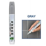 HRSR Professional Pre-Mixed Ceramic Tile Grout Repair Tube Grout Pen Tile Stitch Pen Restore Tiles(Gray)