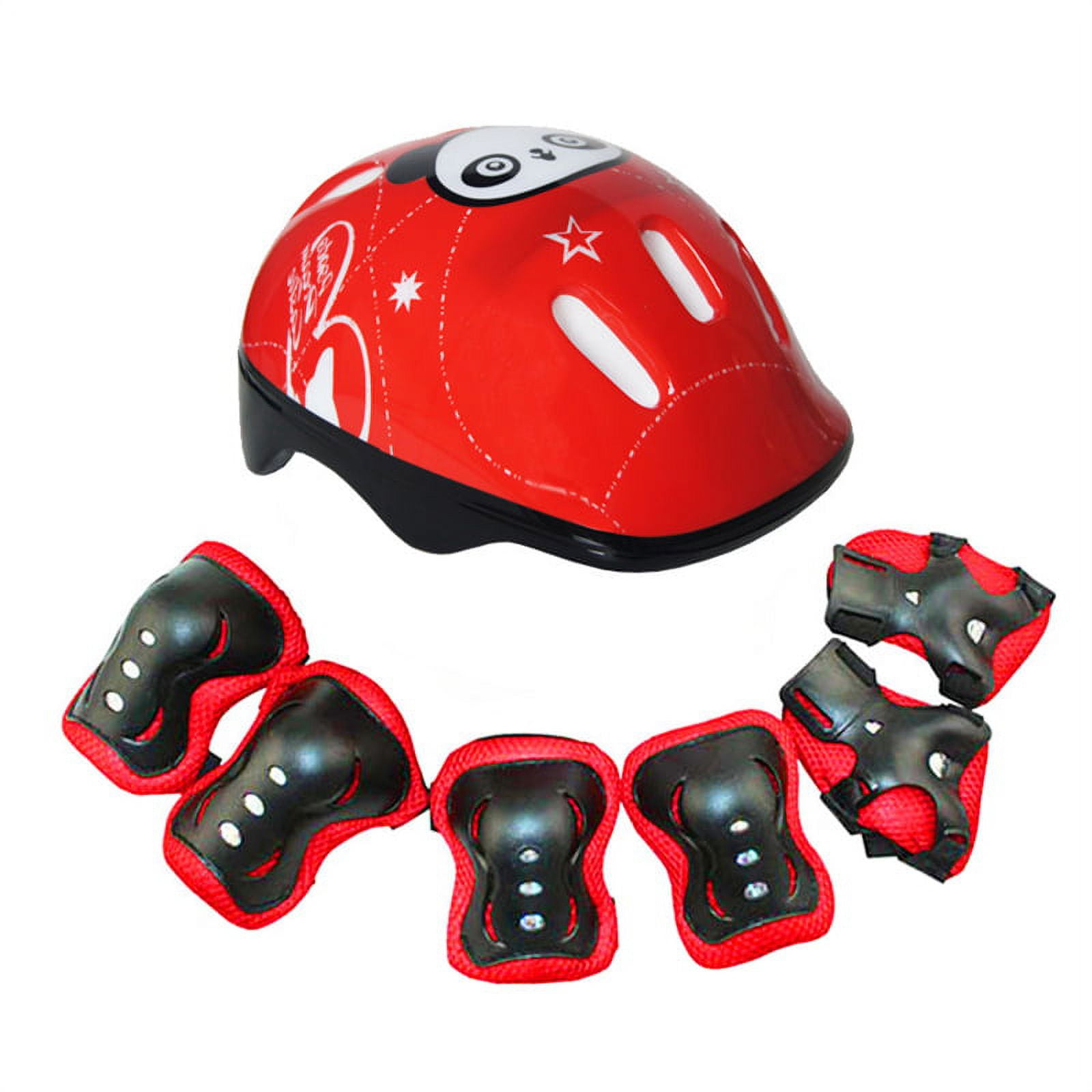 HRSR Protective Gear Set for Kids Helmet Pad Set Knee Pads and Elbow