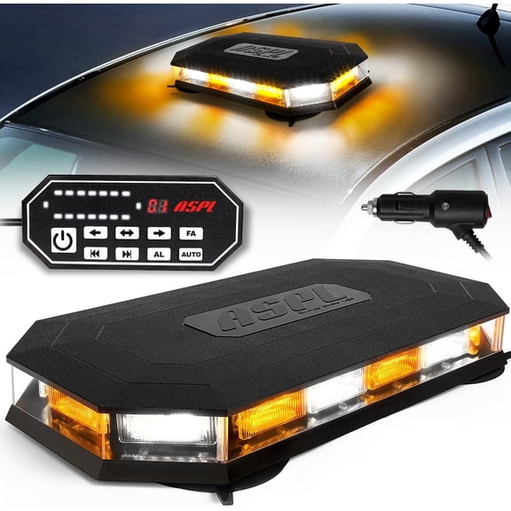 14inch 56 LED Roof Top Strobe Beacon Lights Bar Rooftop Hazard Warning