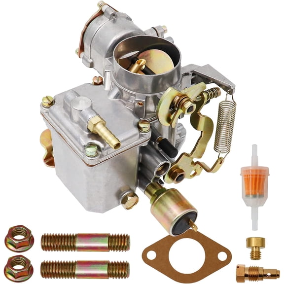 HRT 34 PICT-3 Carburetor for VW Beetle Super Beetle 1971-1979 Dual Port 1600cc Air Cooled Engine - Electric Choke, OE#113129031K
