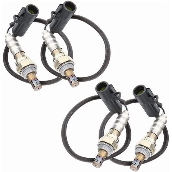HRT 4-Piece Oxygen Sensor Set for Ford/Lincoln/Mercury/Mazda Vehicles, Compatible with Bosch 15717