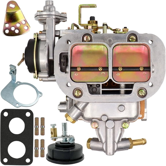 HRT New 2 Barrel Carburetor for Weber 32/36 DGV DGEV Electric Choke - Fits Toyota Nissan Datsun Mazda 20R 22R 510 610 620 710