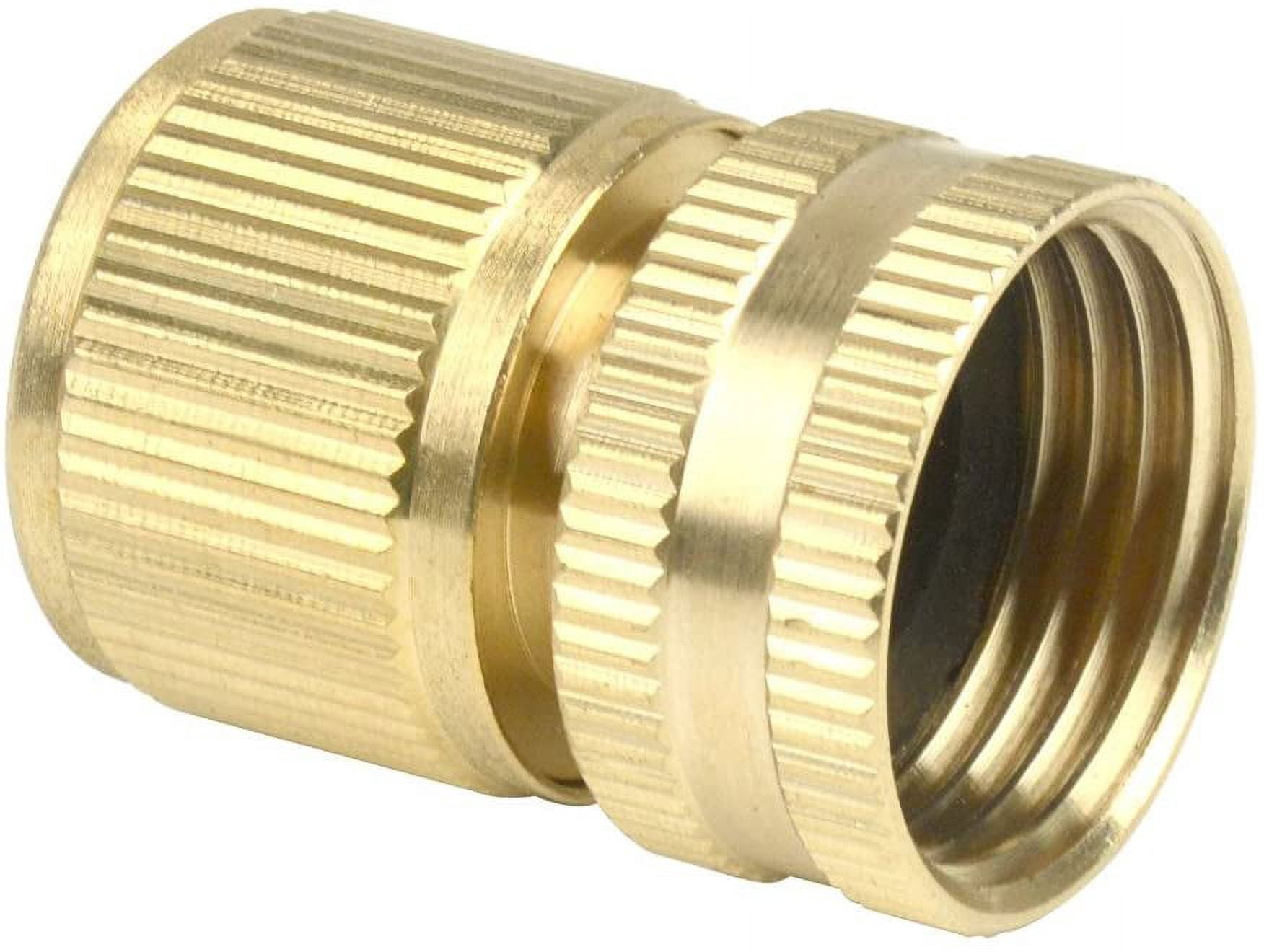HRTGFD-2 Sets (4 PCS) Brass Quick Hose End Connector Garden Hose Nozzle Connect Kit