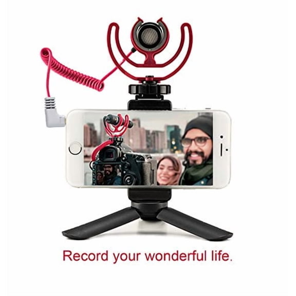 HRTGFD-3.5mm TRS to TRRS Cable, Microphone Patch Cable Mic Cord Adapter Compatible with iPhone, Smartphone, Tablets with Rode SC7, VideoMic, VideoMicro Go, BOYA and More External Mic