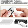 thumbnail image 1 of HRTGFD-Box cutter Utility knife Hook Blades refills 60 Pack, Standard Size Utility Knife Refill Blades, Heavy Duty SK5 Hooked Razor Replacement Hook Blades, 1 of 4
