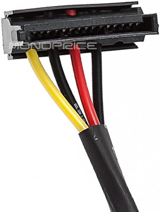 HRTGFD-Data Cable - 2 Feet - 4-pin MOLEX Male to 4X 15-pin SATA II Female Power Cable (Net Jacket)