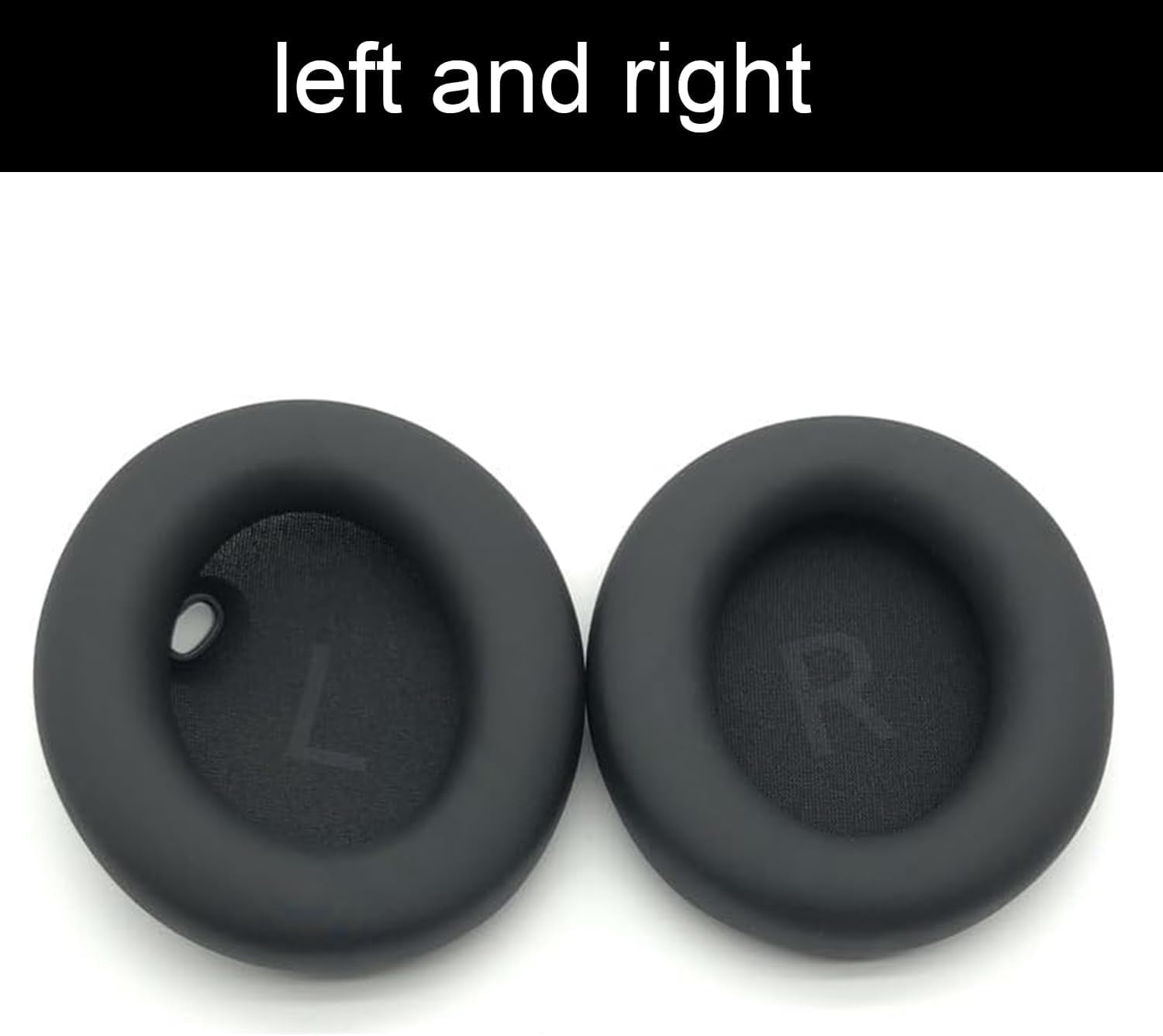 HRTGFD-Earpdas Replacement Cushions for Anker Soundcore Space One (S1) Headphones,Ear Pads Cushions with High-Density Noise Cancelling FoamSoft Protein Skin-Black