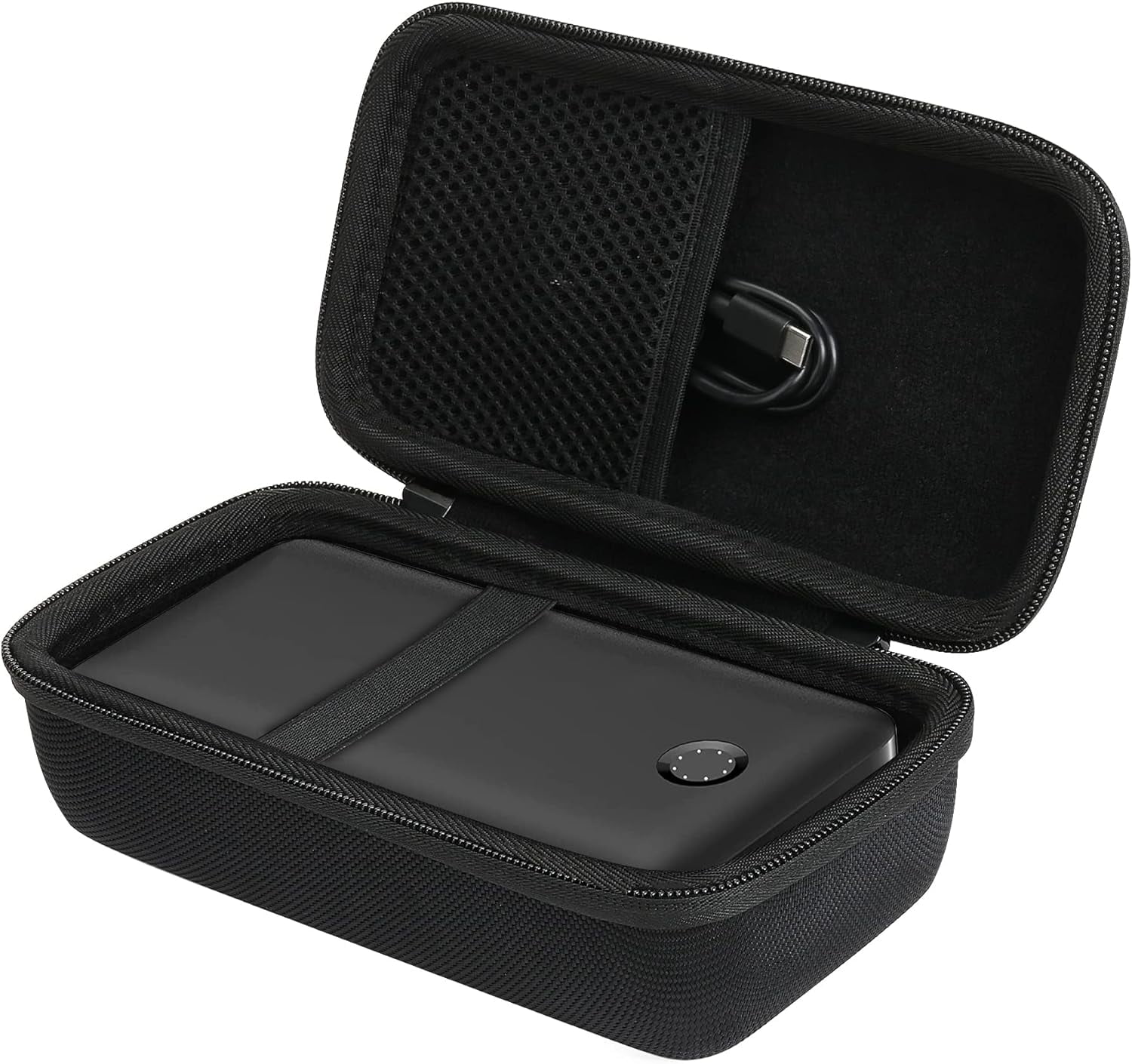 HRTGFD-Hard Travel Case Replacement for Anker 347 Power Bank (PowerCore 40K), 40,000mAh Battery Pack, Case Only (Black)