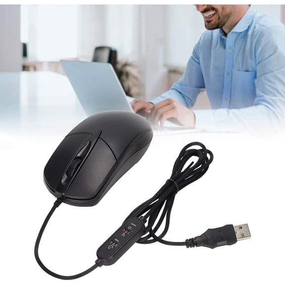 HRTGFD-Heated Mouse, Constant Temperature Adjustment Wired Heated Mouse Widely Compatible for PC for Laptops for Desktops