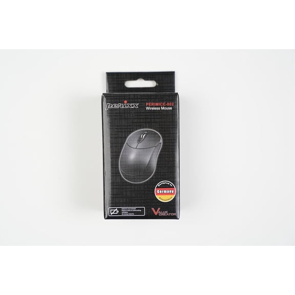 HRTGFD-PERIMICE-802 Wireless Bluetooth Mouse - Portable Design - Compatible with Windows, iOS, and Android PC, Laptop, Tablet, and Smartphone - Graphite Gray (12177)