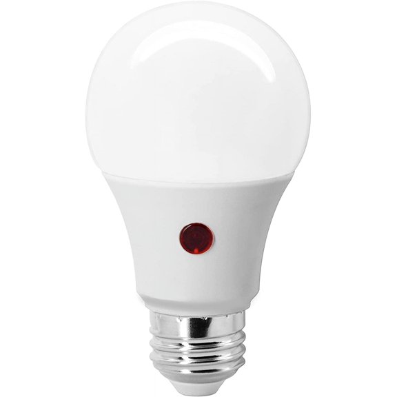 HRTGFD-Sylvania Dusk to Dawn A19 LED Light Bulb with Auto On/Off Light Sensor, 60W=9W, 800 Lumens, 2700K, Soft White - 1 Pack (41288)