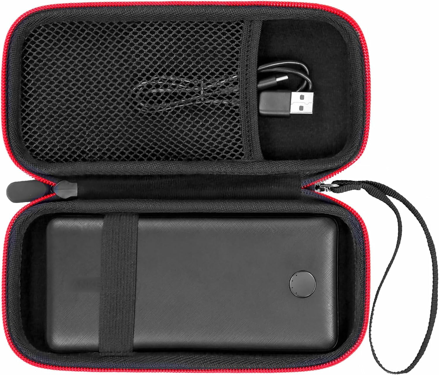 HRTGFD-Travel Case Compatible with Anker/ for POIYTL /for IAPOS /for SABANI /for OHOVIV /for RGVOTA /for Pxwaxpy Portable Charger Power Bank, Storage Holder for Fast Charging Battery Pack (Case Only)