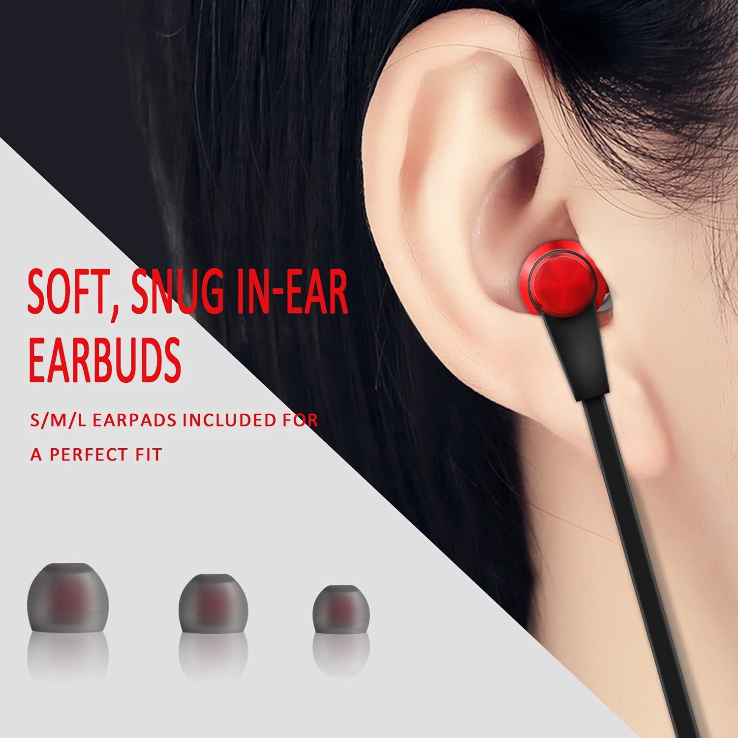 HRTGFD-USB C Headphone Type C Earbuds Wired with Mic Compatible with iPhone 15 iPad Pro iPad mini 6, Google Pixel 5g/5/4/4XL/3/3XL/3a/3aXL/2/2 XL/XL Phones, Huawei Xiaomi, Hi-Res USB C Headphones Ear