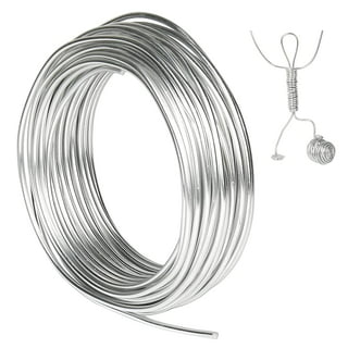 Benvo 3 Rolls Craft Wire Jewelry Beading Wire Flexible Aluminum