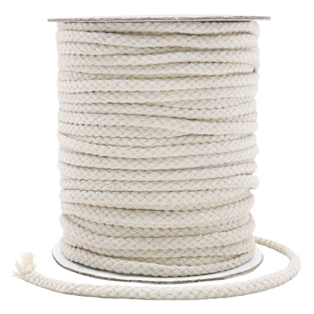 HRX 8mm Christmas Cotton Rope, 66 Feet Macrame Cord Thick Rope for