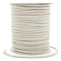 HRX 8mm Christmas  Cotton Rope, 66 Feet Macrame Cord Thick Rope for Macrame Plant Hangers, Wall Hangings, Clothes Line and DIY Crafts (Beige)
