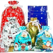 Drawstring Gift Bags Christmas
