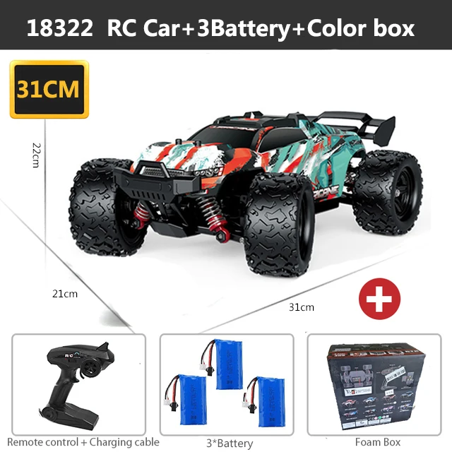 HS 18311 18321 18302 Remote Control Car 2.4GHz rc car All Terrain 45Km h 1 18 Off Road Truck Toy Birthday Present for Children Walmart