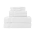 thumbnail image 1 of Hotel Style Luxury Bath Set, 100% U.S. Cotton, Arctic White, 6-Piece, 1 of 12