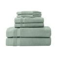 thumbnail image 1 of Hotel Style Luxury Bath Set, 100% U.S. Cotton, Green River, 6-Piece, 1 of 12