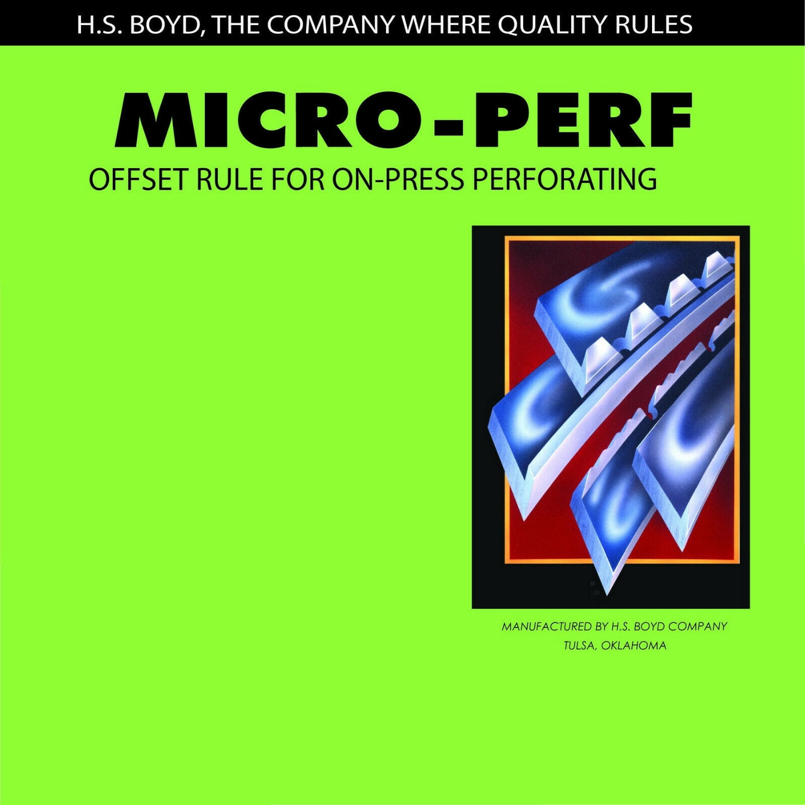 HS BOYD Micro-Perf 50 Tooth Paper #500 10ft / 3.05m Bindery Supplies ...