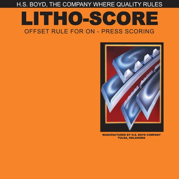 Litho Score 20 feet Roll #827-3 Side Series Rules