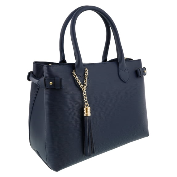 HS Collection HS8435 BLU LIZA Navy Blue Satchel/Shoulder Bag