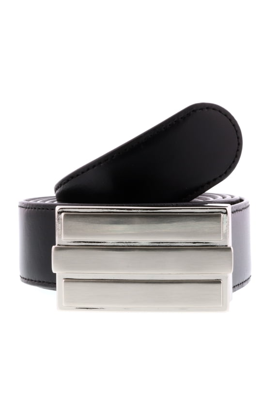 HSB 4001  Black/Brown Reversible/Adjustable Mens Belt for mens