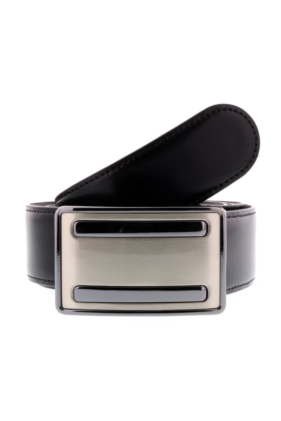 HSB 5001  Black/Brown Reversible/Adjustable Mens Belt for mens