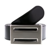 HS Collection HSB 6001  Black/Brown Reversible/Adjustable Mens Belt for mens