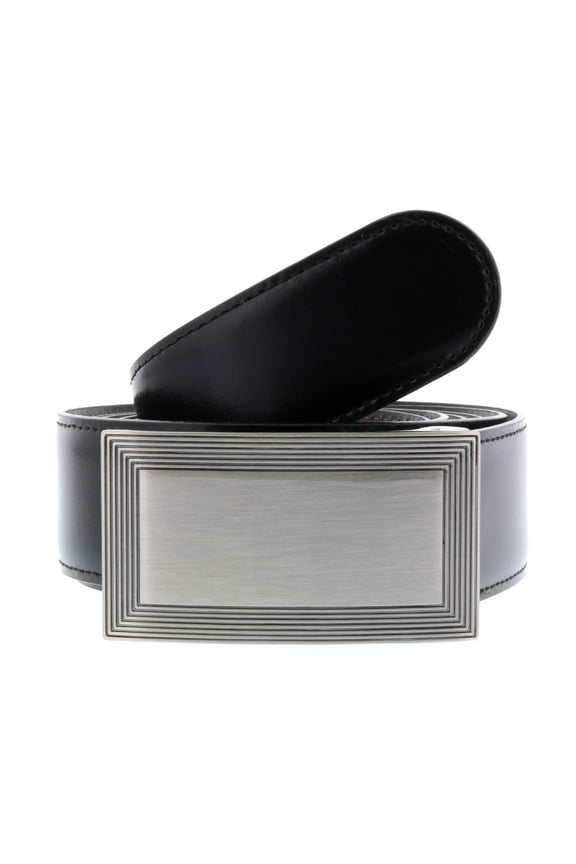 HSB 7001  Black/Brown Reversible/Adjustable Mens Belt for mens